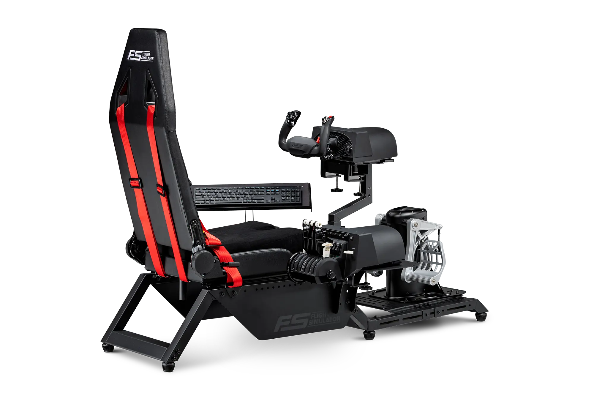  | Next Level Racing Flight Simulator NLR-S018 w kompletnej konfiguracji z wolantem, przepustnicą i pedałami